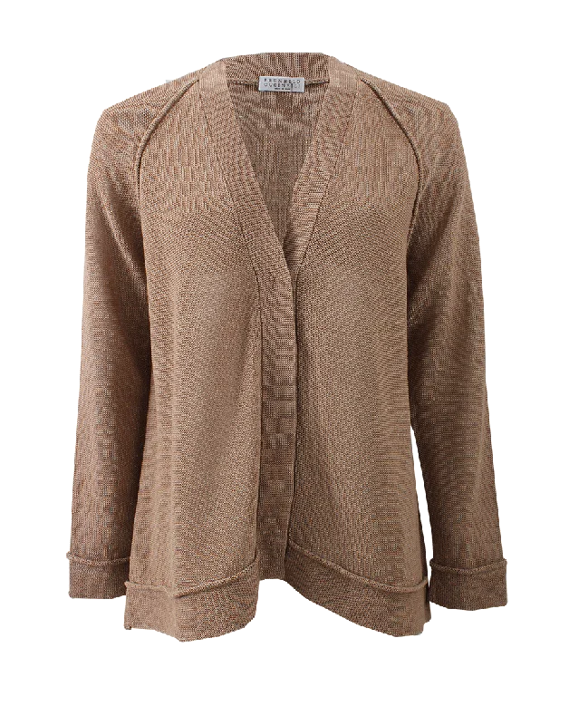 Cotton Lurex Cardigan