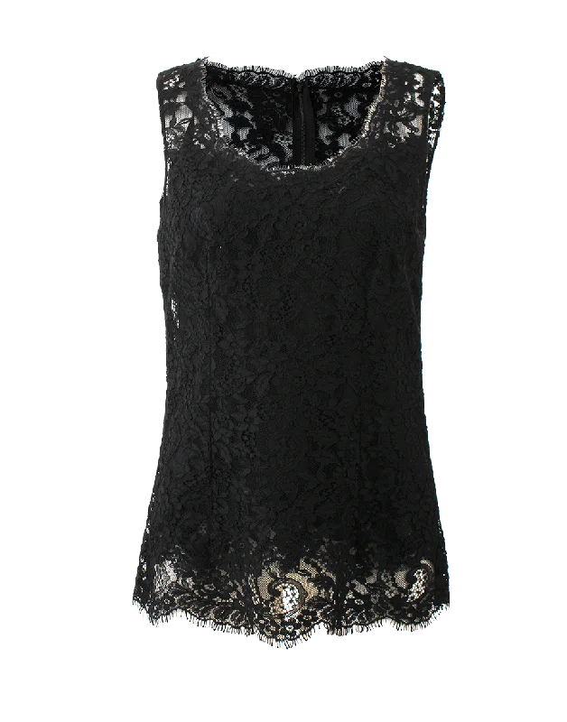 Fitted Lace Cami Disco