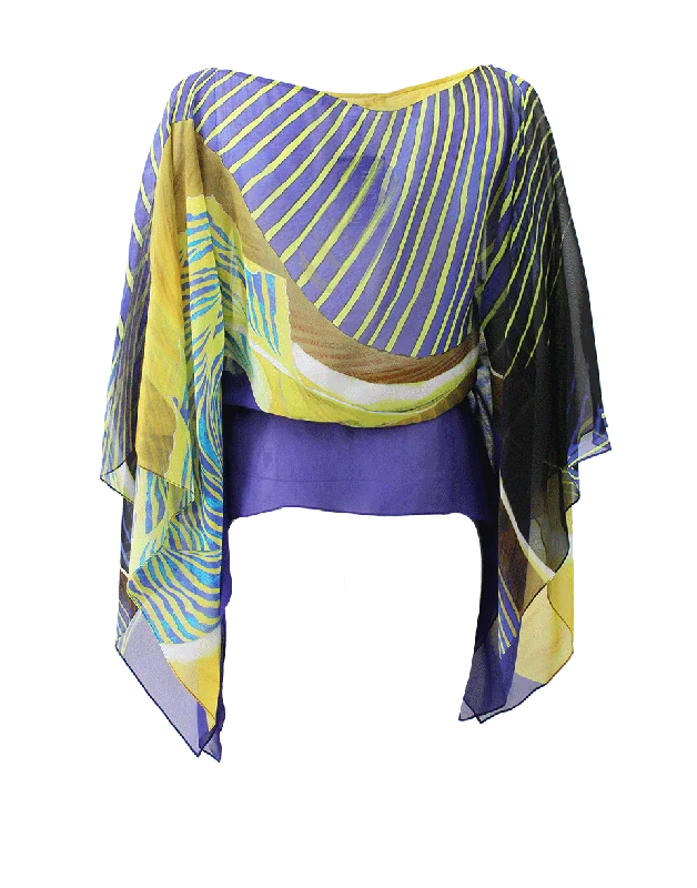 Belted Caftan Top Vintage Women's 1970S 