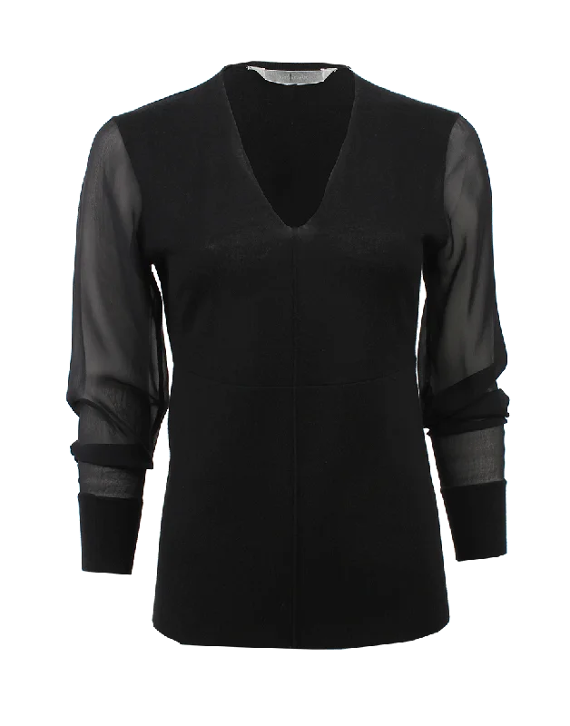 Chiffon Sleeve Pullover Disco