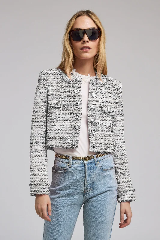 Karson Tweed Blazer Laid - back Women's Style