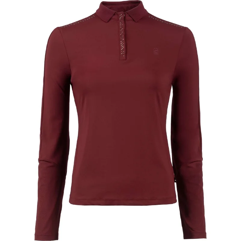 Cavallo Polo CavalGestina Rouge foncé British Gentlewoman Style