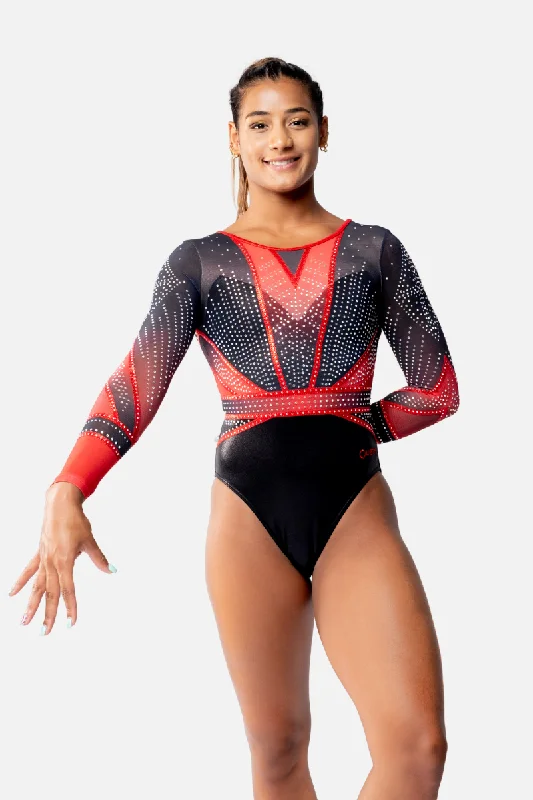Deville Red Long Sleeve Refined Women's Classic 