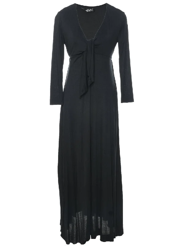 1970s Black Maxi Dress - S Rugged Women's Outdoor 