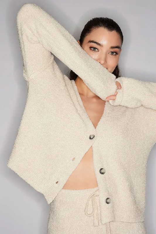 Luna Mellow Cropped Cardigan Bold Women's Statement