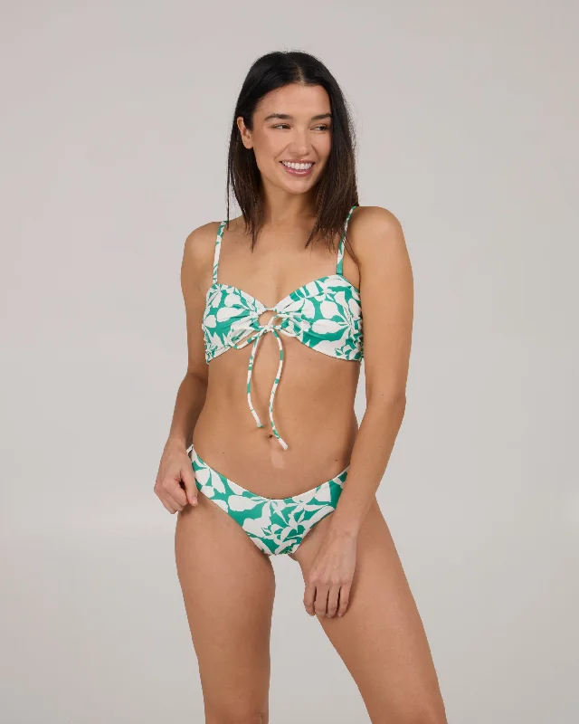 Optical Bandeau Top - Kelly Green