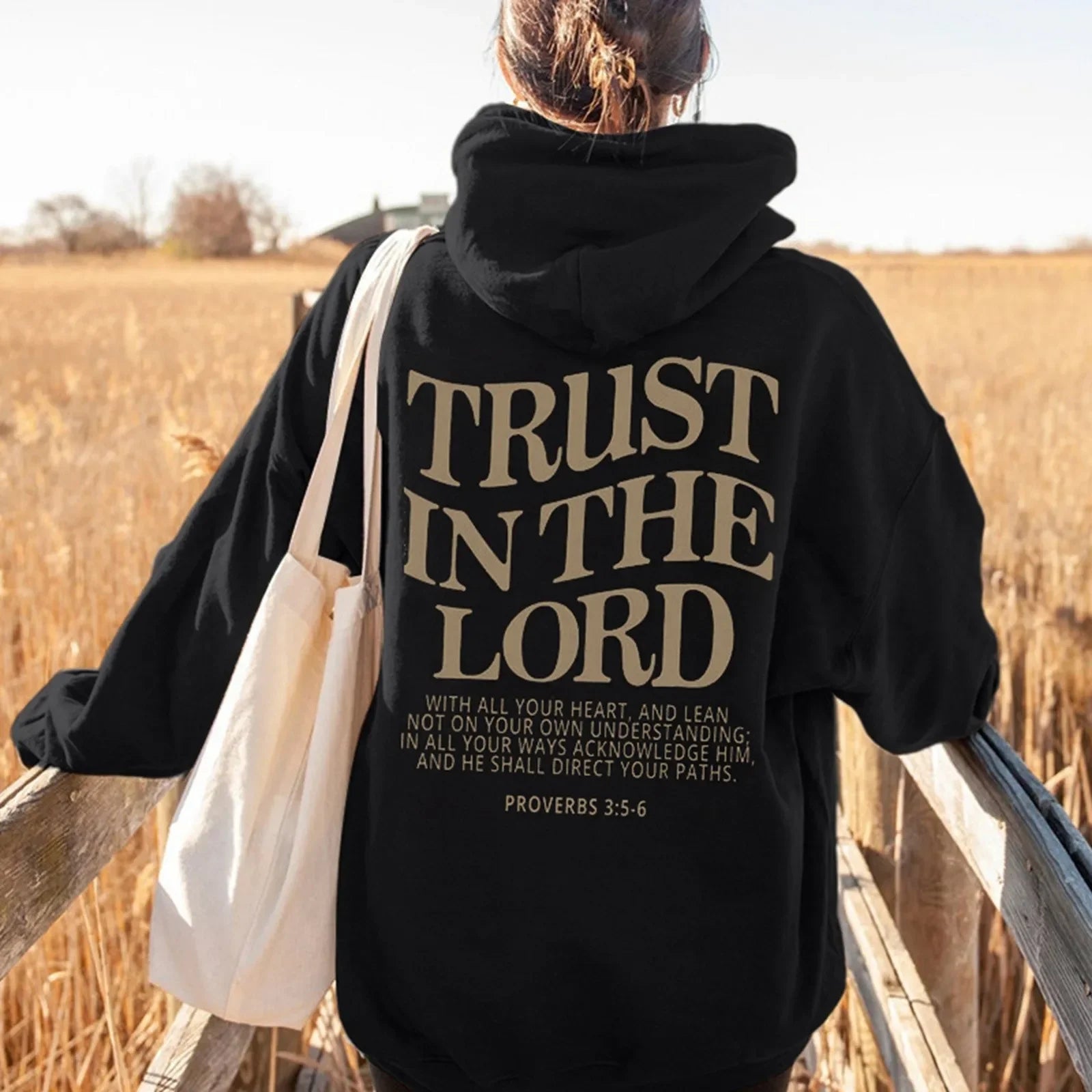 Casual Comfortable Oversized Letter Print Hoodie European