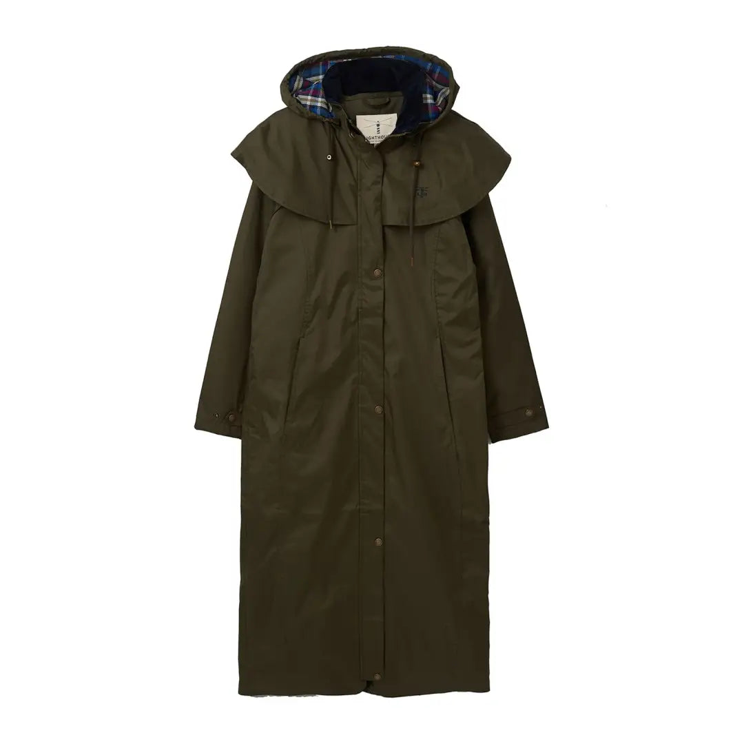 Lighthouse Outback Full Length Ladies Waterproof Raincoat Casual Women's Loose - fitting