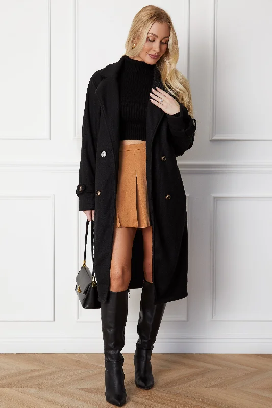 Shonda Black Coat Dynamic Women's High - energy