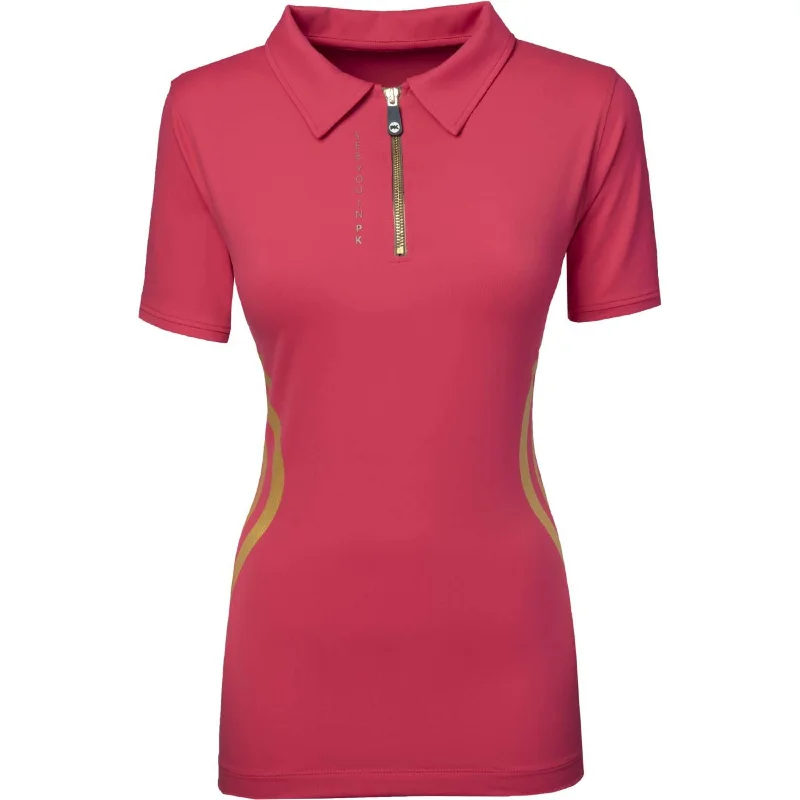 PK Polo Performance Pleasure Rose foncé Refined Women's Hand - crafted
