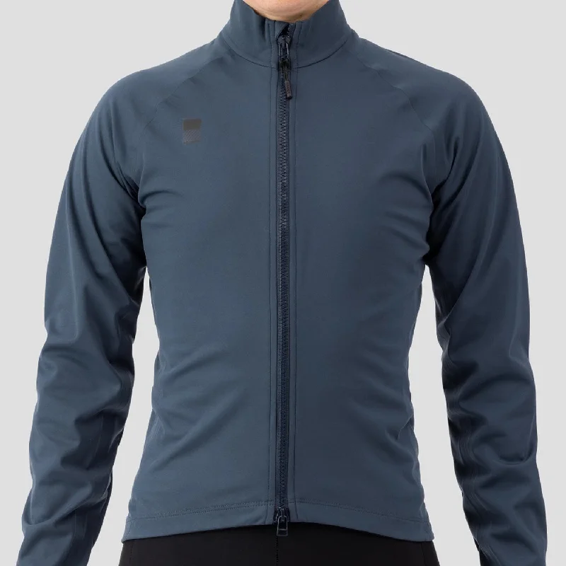 Women's Magic Shell Jacket - Stone Blue Feminine Women's Style 