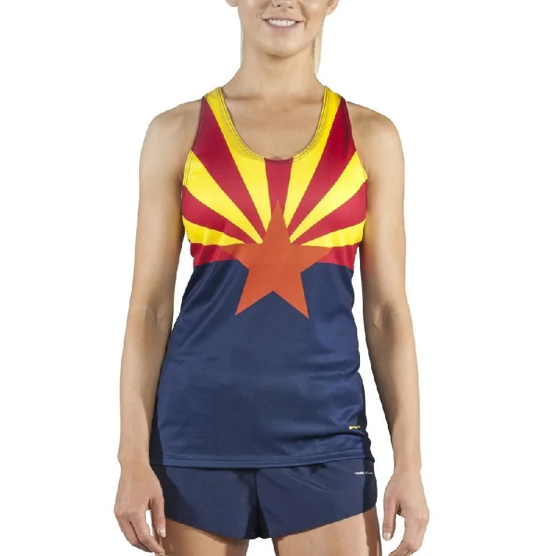 Women's Competitor Lite Interval Singlet - Arizona Sporty Women's Athleisure 