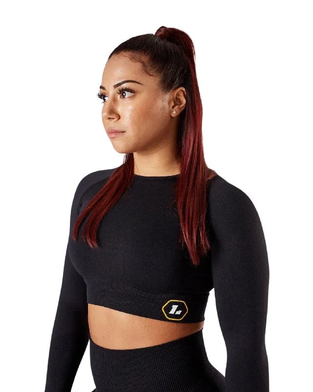 Aspire Long Sleeve Crop top