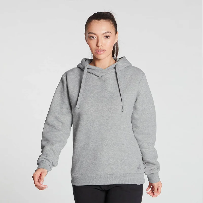 CDP Plain Grey Fleece Hoodie 12161