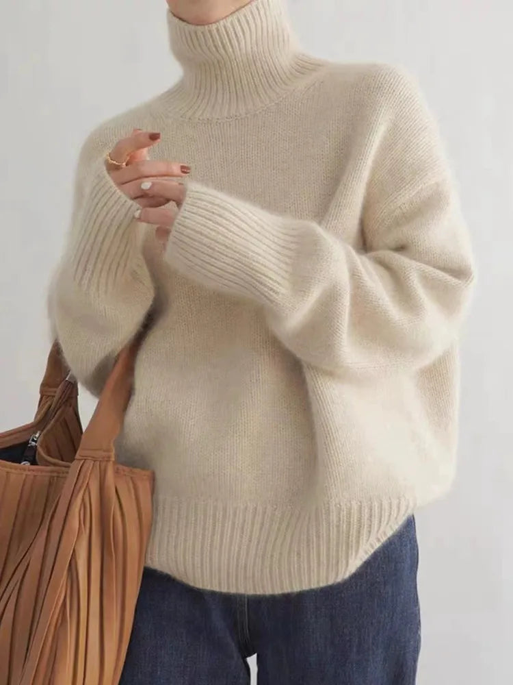 LINETTE | CASHMERE TURTLENECK SWEATER