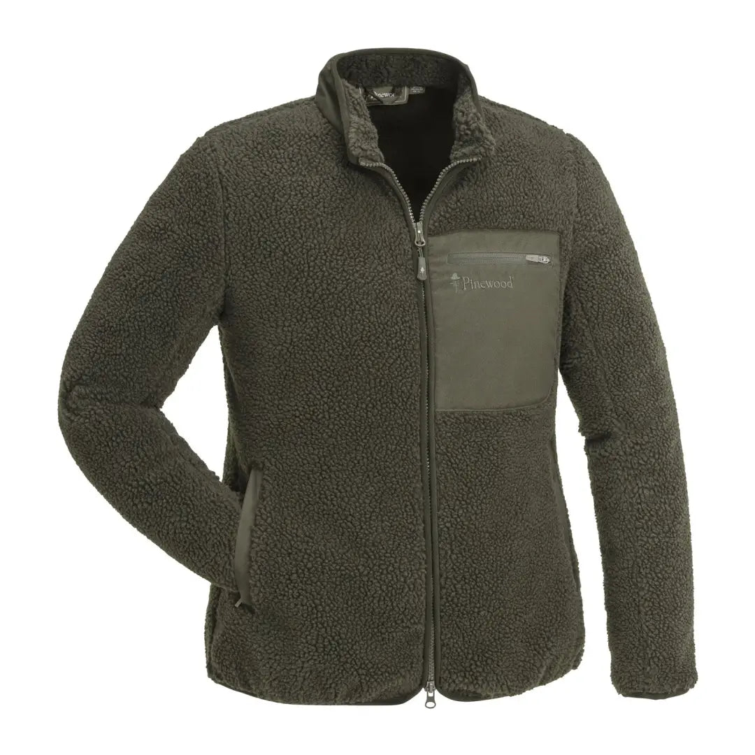 Pinewood Ladies Pile Fleece Jacket Geometric
