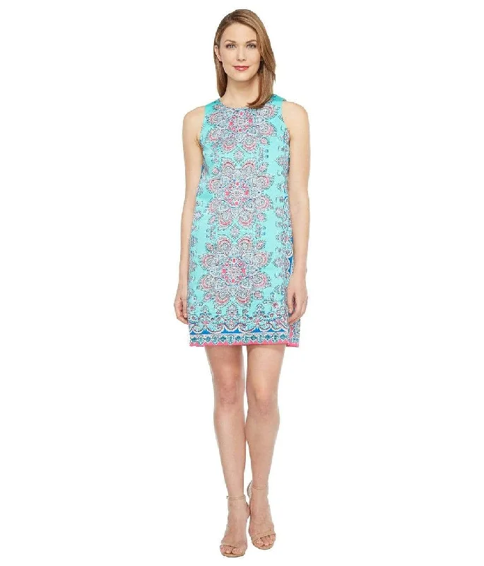 Maggy London - T2648MNR Medallion Print Cotton Dress Athletic Women's 