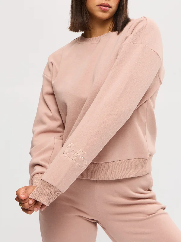 Cloud Crew Pullover - Mauve Compression