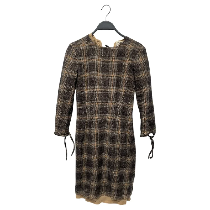 Acne Studios/LS Dress/32/Plaid/Wool/MLT/ Vacation