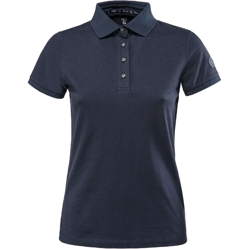 EQODE by Equiline Polo Darla S/S Bleu Elegant Women's Formal 