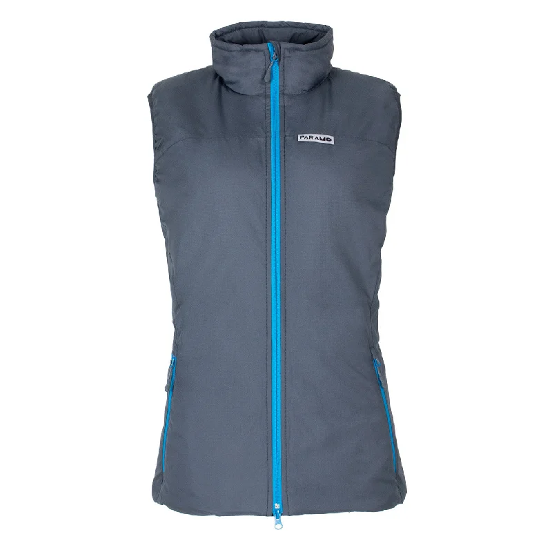 Paramo Womens Torres Medio Gilet Rock Grey Monochromatic Office Style