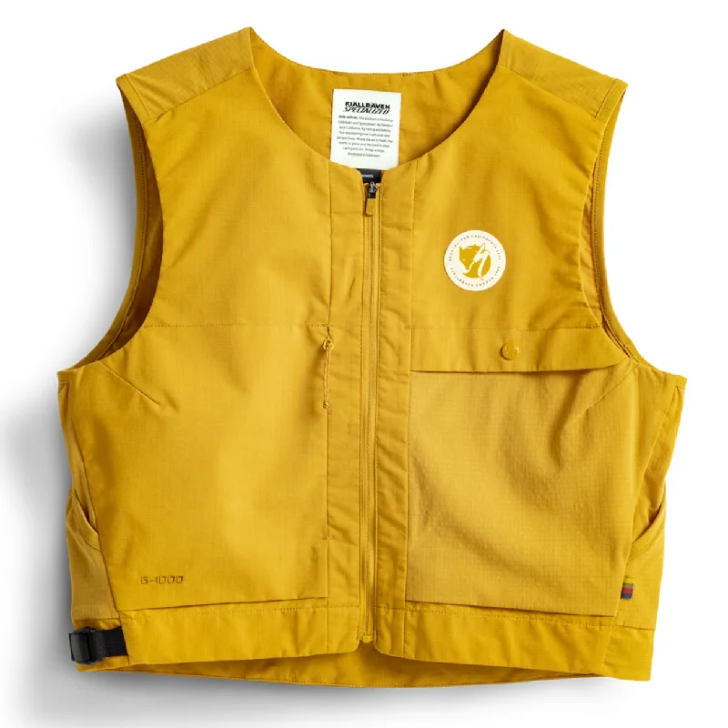 Fjallraven x Specialized Womens Gear Vest Ochre Confident Women's Power