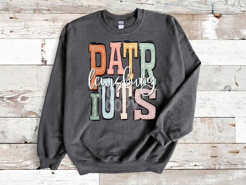 Patriots - Lewisburg Boho Sweatshirt Monochromatic Office Style