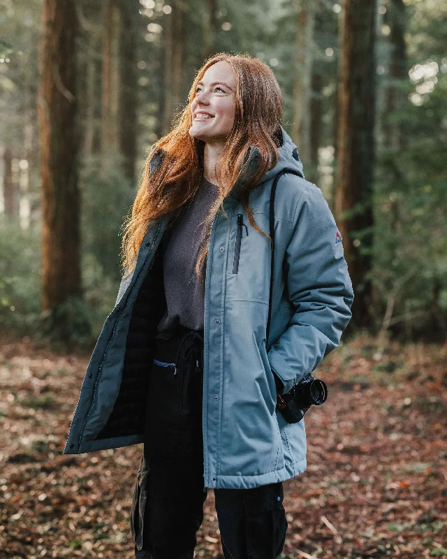 Cloudmont Waterproof Down Parka - Stormy Sea Laid - back Women's Style