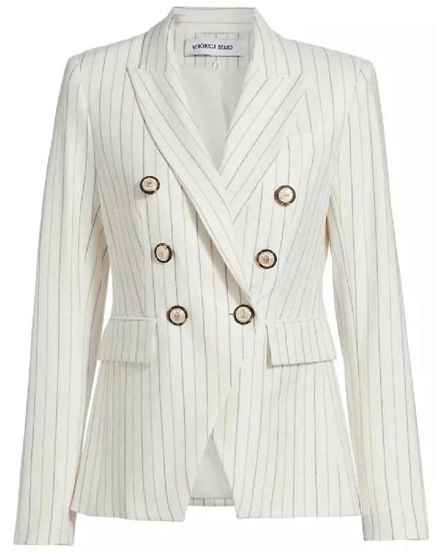 Dove Pinstripe Miller Dickey Jacket