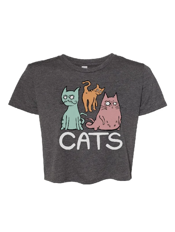 Cats · Cropped T-Shirt