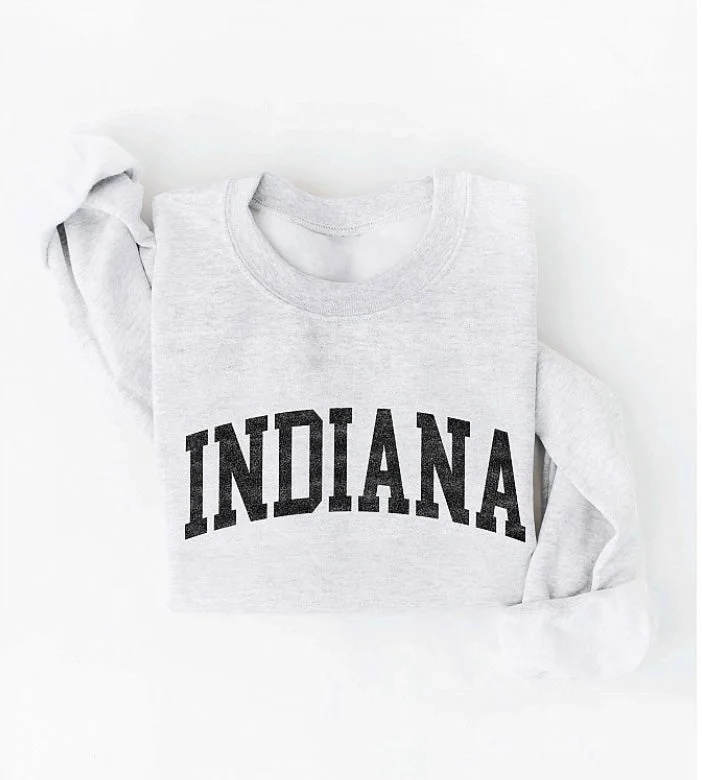 Ash Grey Indiana Crewneck Modern Women's Tech