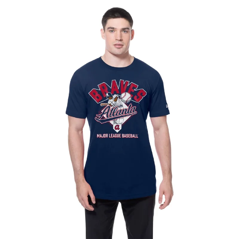 Atlanta Braves MLB Batting Practice Navy T-Shirt