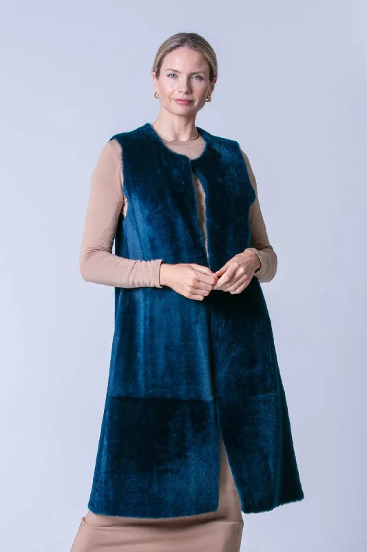 India Shearling Waistcoat Street