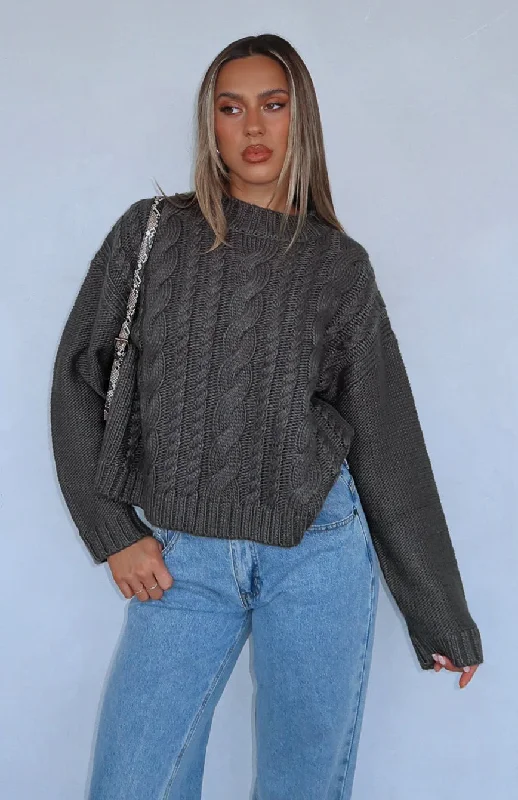 Glacier Knit Sweater Storm Vintage Women's 1970S 