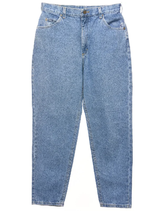 1980s Tapered Lee Jeans - W29 L29 Modern Women's Tech