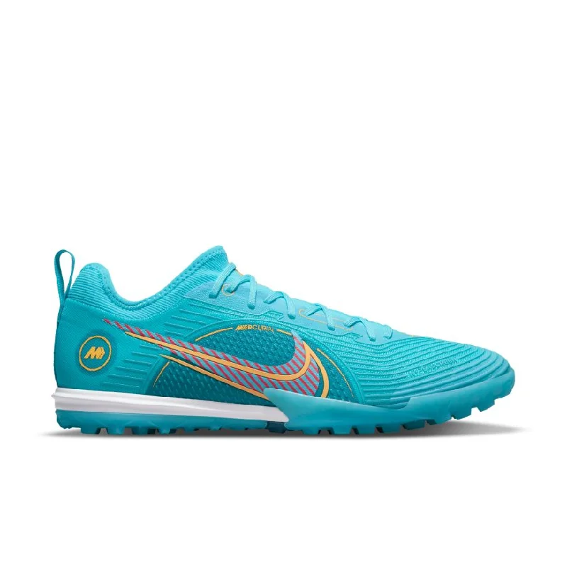 Nike Mercurial Air Zoom Vapor 14 Pro TF-CHLORINE BLUE/LASER ORANGE-MARINA Artistic Women's Avant - 