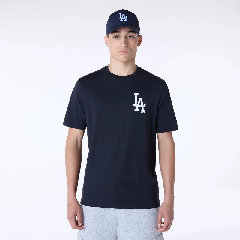 LA Dodgers MLB Pennant Graphic Navy T-Shirt Confident Women's Power