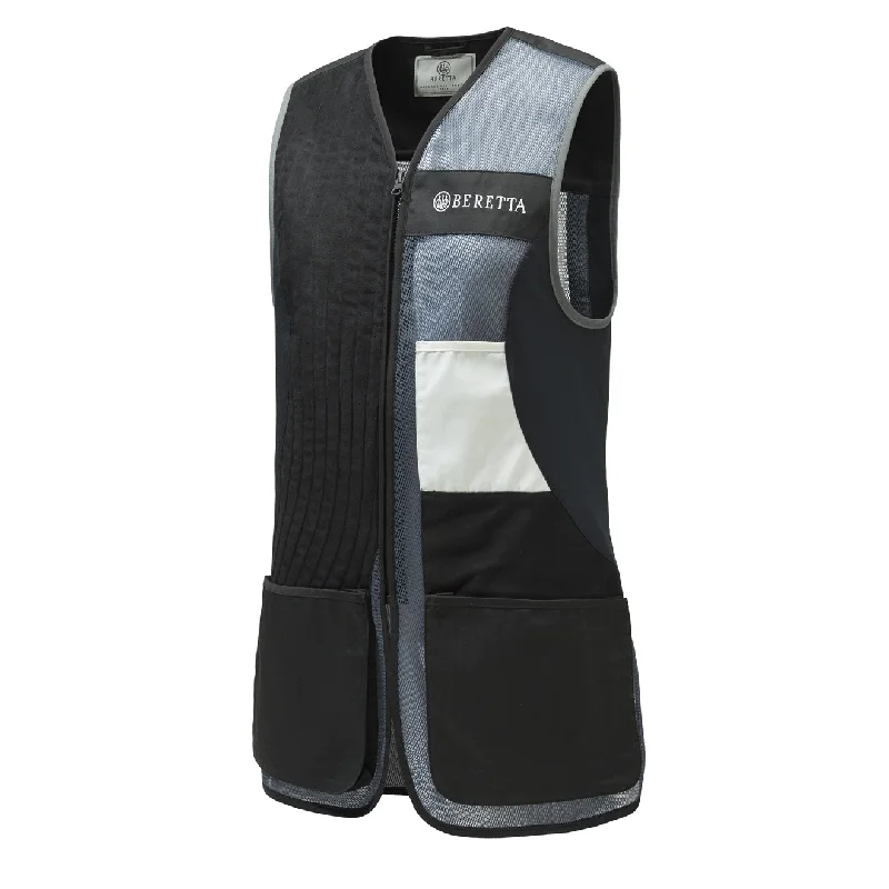 Beretta Womens Uniform Pro 20.20 Micro Shooting Vest Black / Grey Edgy Women's Punk