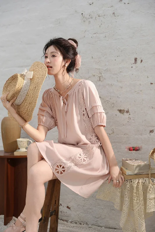 Pink Midi Dress for Women Practical Women's Quick - dry