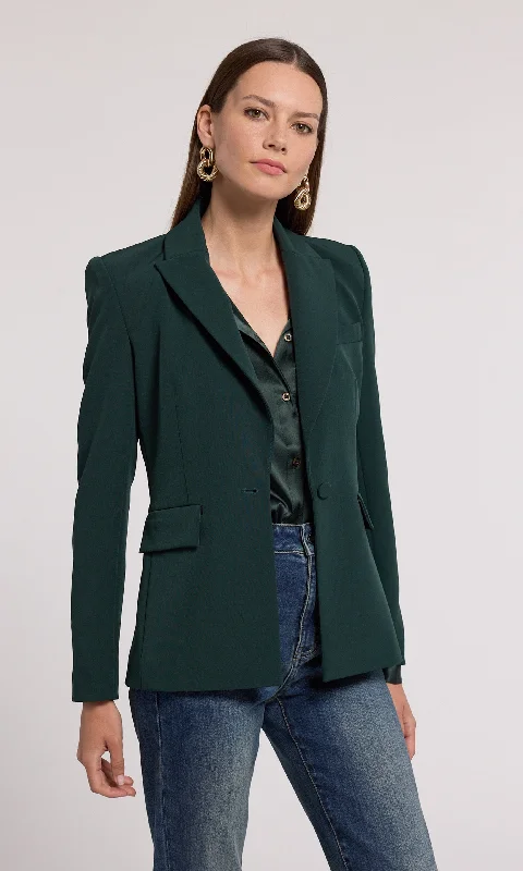 Aimee Crepe Blazer Confident Women's High - fashion
