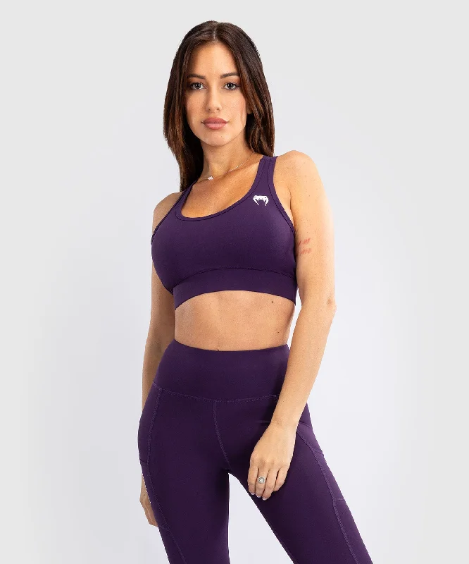Venum Essential Women's Medium Impact Sports Bra - Deep Purple Earthy Women's 
