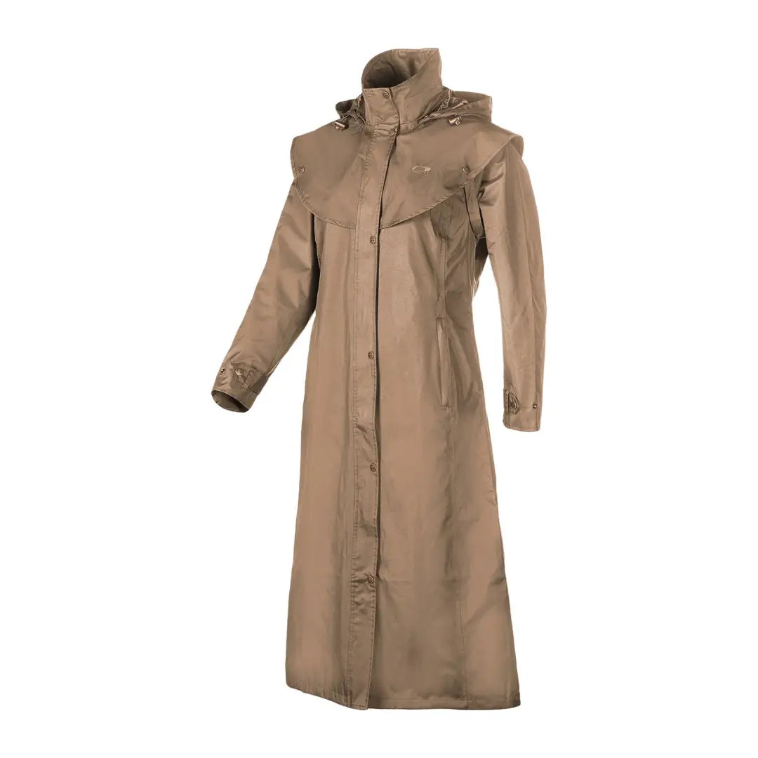 Baleno Oxford Ladies Full Length Coat Dapper Women's Bow - adorned