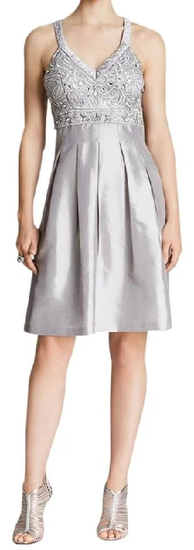 Sue Wong - Embellished V-Neck Short Dress N4237 British Gentlewoman Style