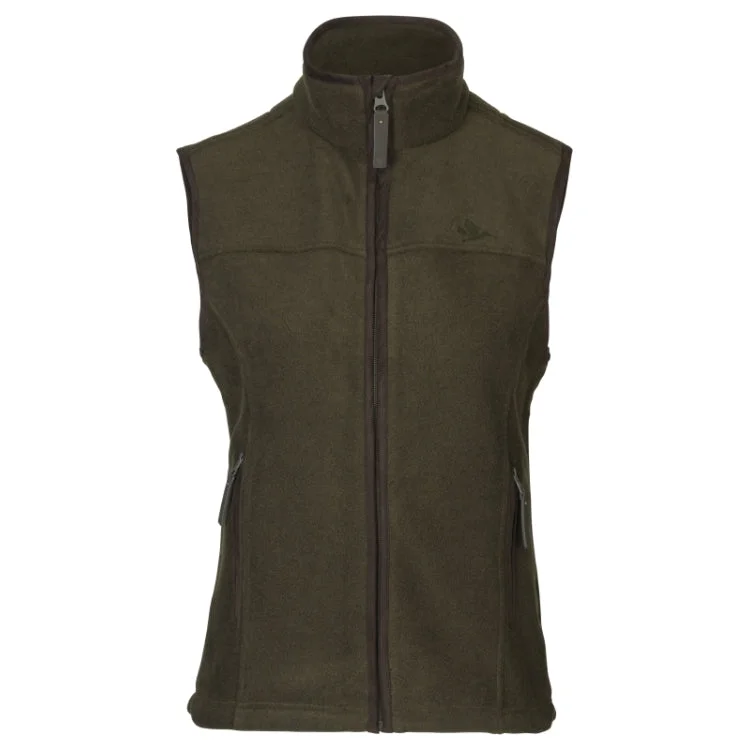 Seeland Ladies Woodcock Ivy Fleece Waistcoat - Pine Green Melange Youthful Women's Anime - inspired