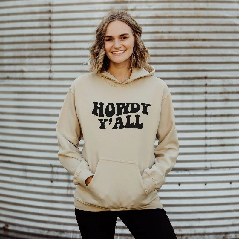 Howdy Ya'll Crewneck or Hoodie Sweatshirt *UNISEX FIT* Bohemian Women's Free