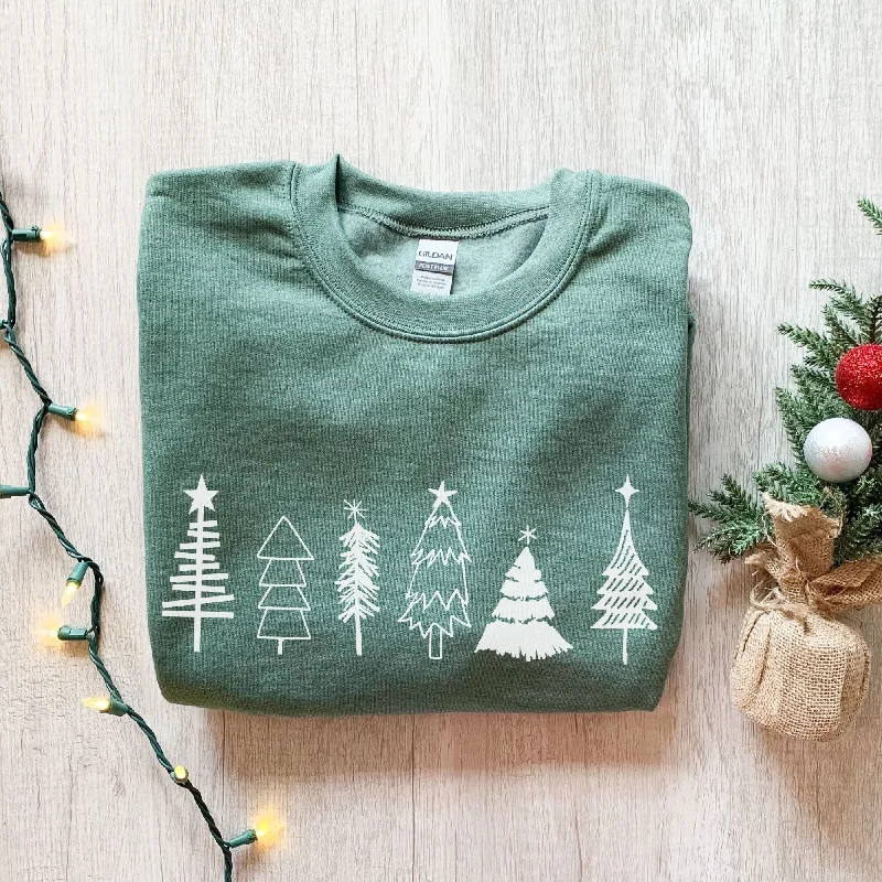 Simple Christmas Tree Sweatshirt - Hoodie for the Holiday Season *UNISEX FIT* performance Simple Christmas Tree Sweatshirt - Hoodie for the Holiday Season *UNISEX FIT* performance