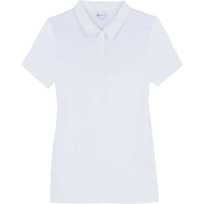 Harcour Polo Pastel Blanc