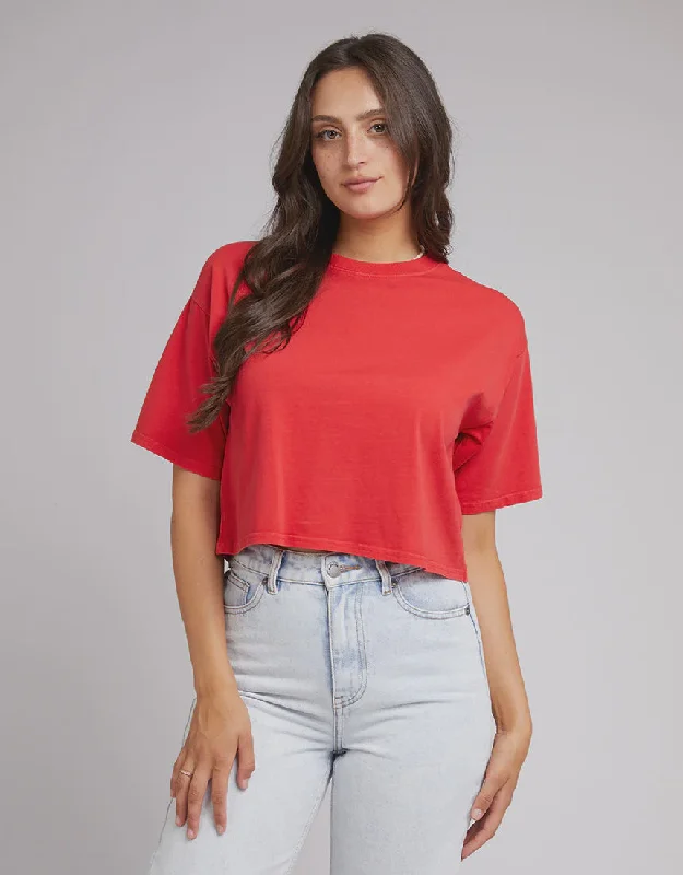 Eve Crop Tee Feminine Women's Soft 