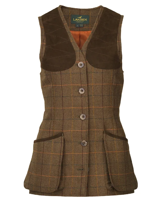 Laksen Cara Beauly Tweed Shooting Vest Sporty Women's Athleisure 