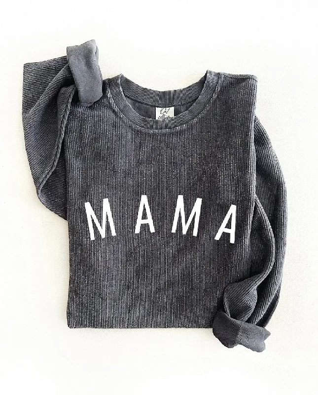 Mama Corded Crewneck